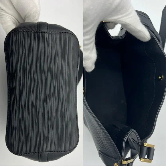 ❌SOLD❌Authentic Louis Vuitton Black Epi Mandara PM shoulder bag - Picture 10 of 16